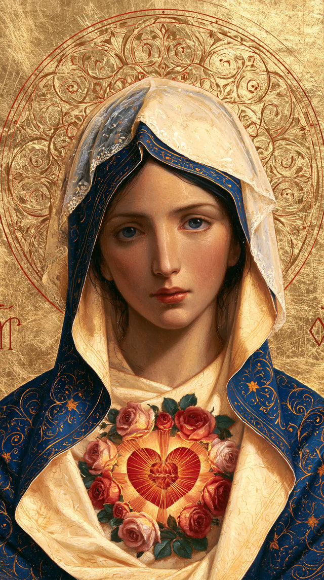 Immaculate Heart of Mary - Contemporary Byzantine · Portrait n° 5