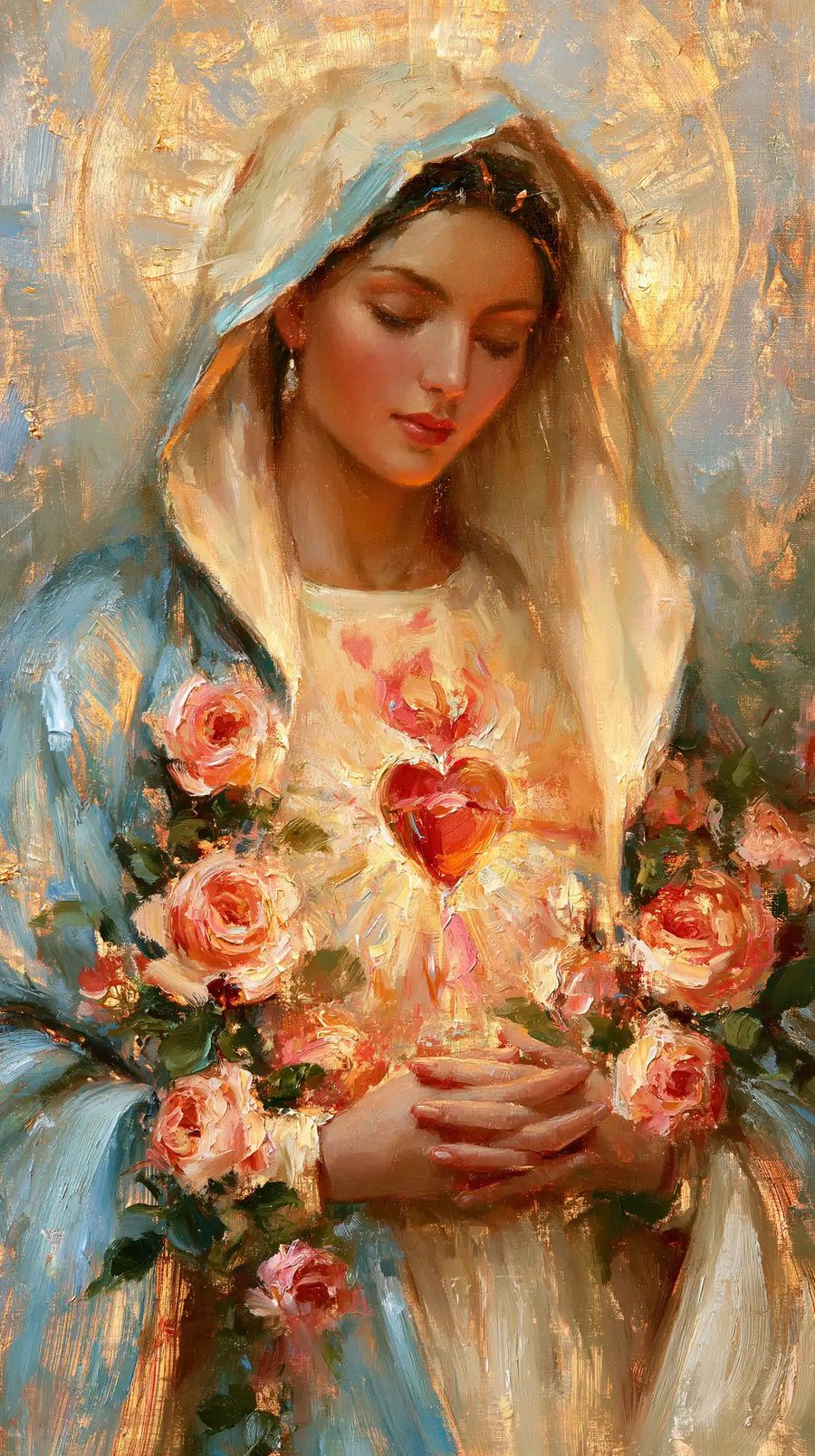 Immaculate Heart of Mary - Impressionist · Portrait n° 4