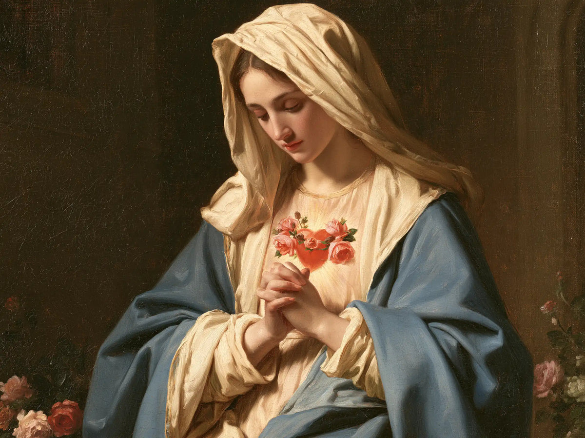 The Immaculate Heart of Mary — Prayer in the Blue Velvet Mantle