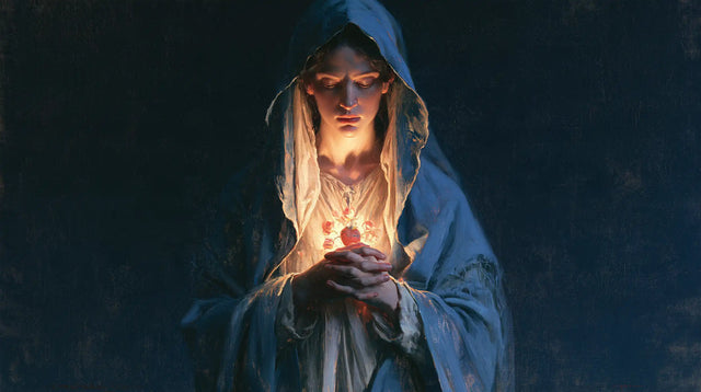 Immaculate Heart of Mary - Midnight Blue Chiaroscuro · Landscape n° 17