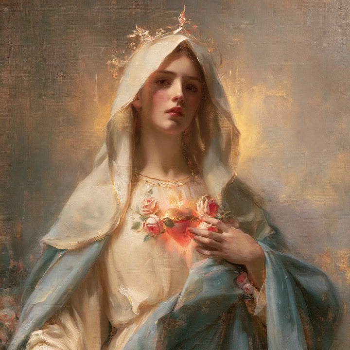 Immaculate Heart of Mary - Peace and Purity of Mary's Heart · Square n° 5