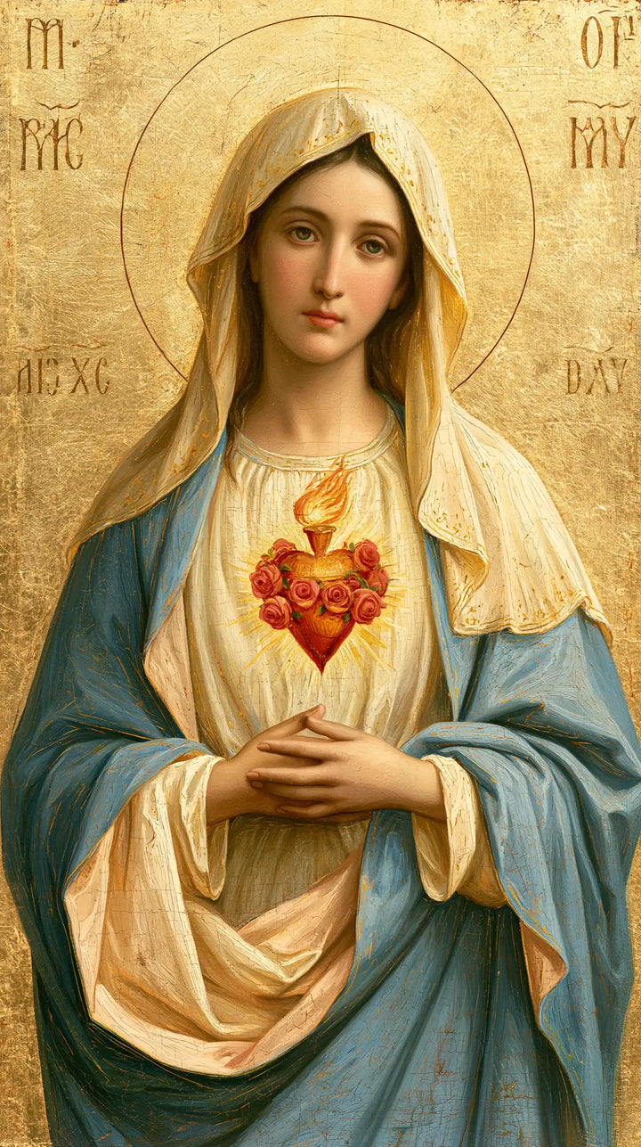 Immaculate Heart of Mary - Sacred Gold · Portrait n° 12
