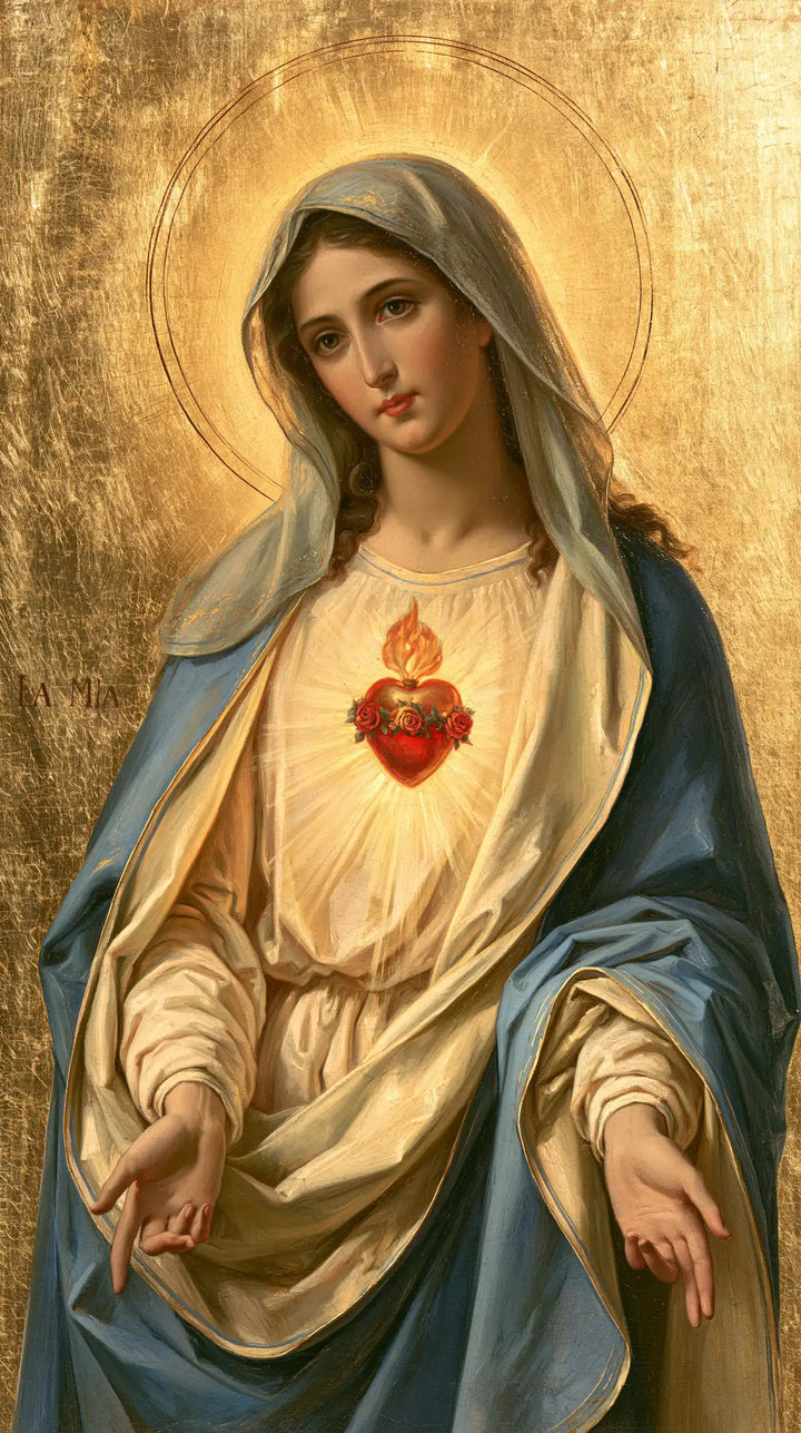 Immaculate Heart of Mary - Sacred Gold · Portrait n° 15