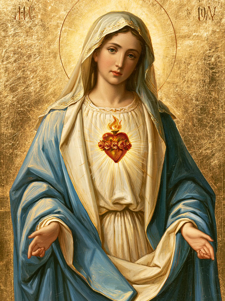 Immaculate Heart of Mary - Sacred Gold · Portrait n° 17