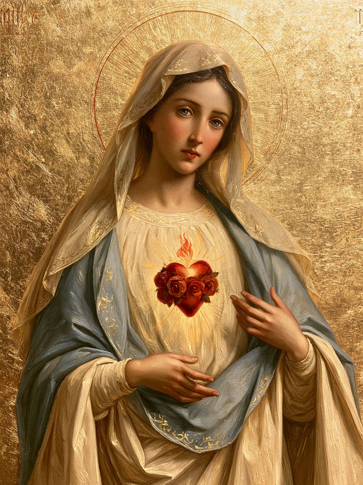 Immaculate Heart of Mary - Sacred Gold · Portrait n° 19