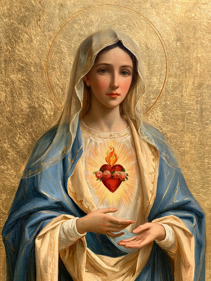 Immaculate Heart of Mary - Sacred Gold · Portrait n° 34