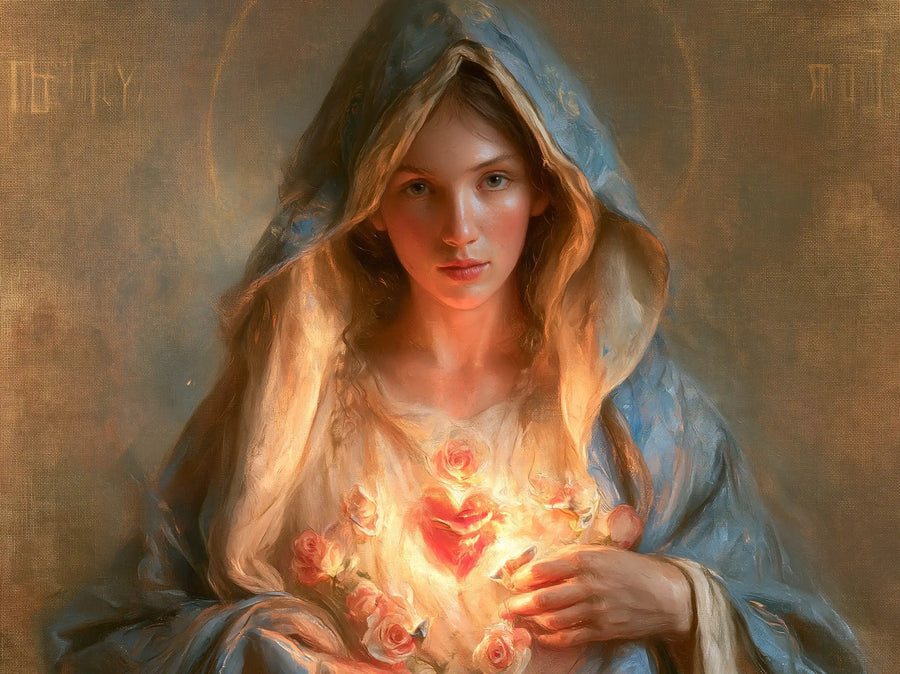 Immaculate Heart of Mary - Sacred Maternal Tenderness · Landscape n° 8