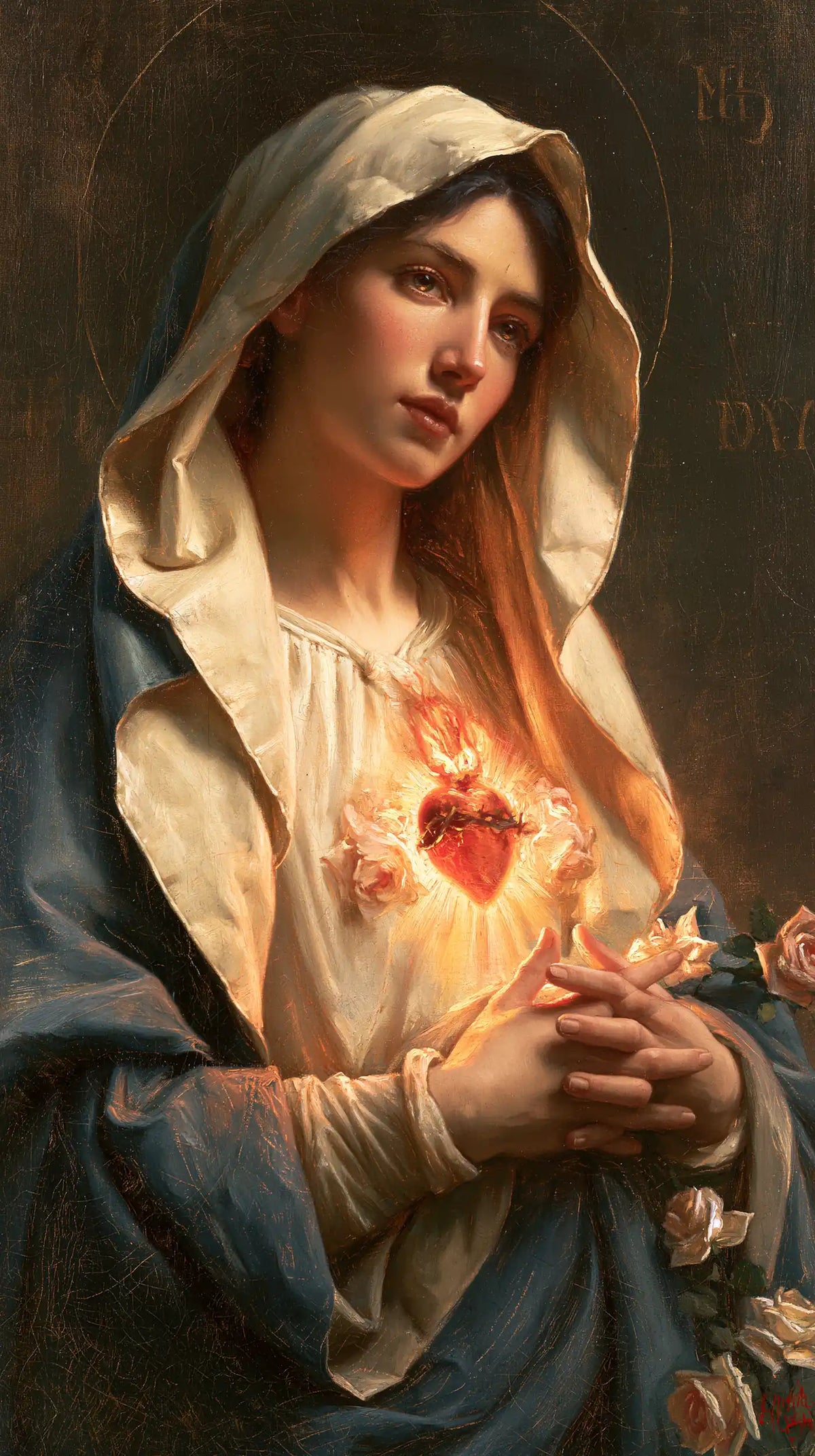 Immaculate Heart of Mary - Sacred Maternal Tenderness · Portrait n° 9