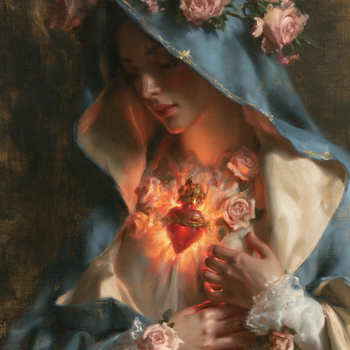 Immaculate Heart of Mary - Sacred Maternal Tenderness · Square n° 6