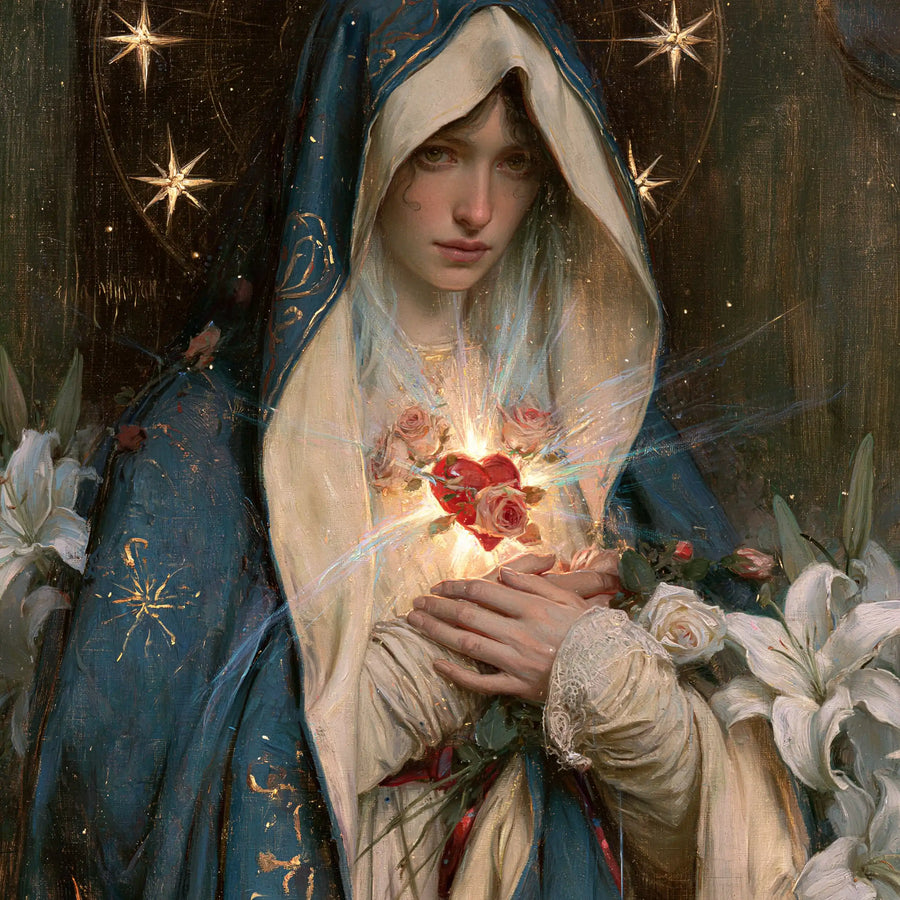Immaculate Heart of Mary - Symbolist · Square n° 10
