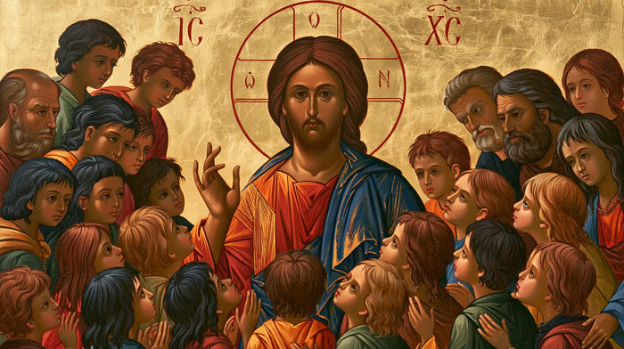 Jesus and the Children — The Family of Upturned Gazes