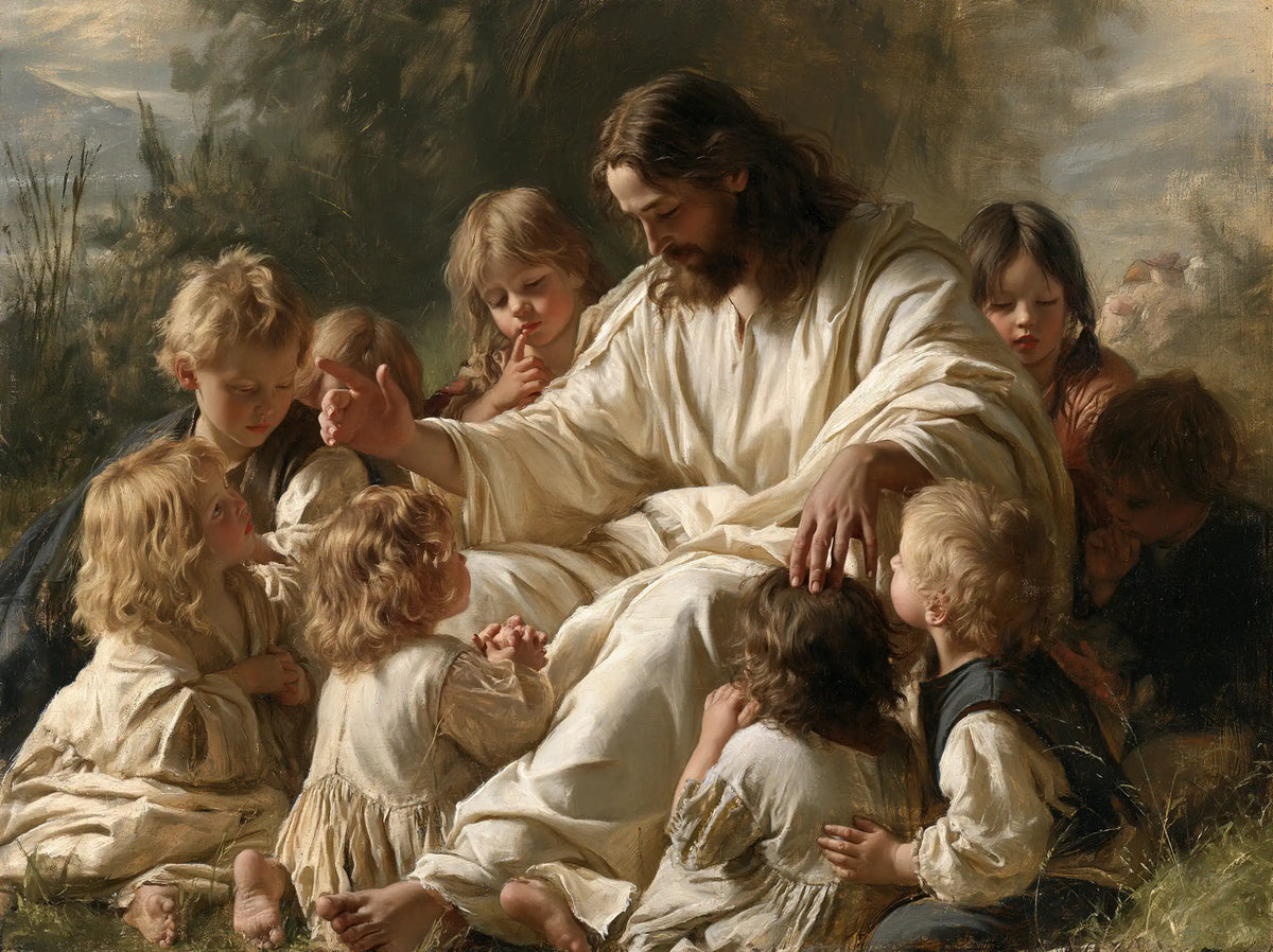 Jesus and the Children - Florentine Renaissance · Landscape n° 2