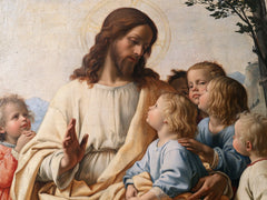 Jesus and the Children — The Fair Face within the Protective Arm