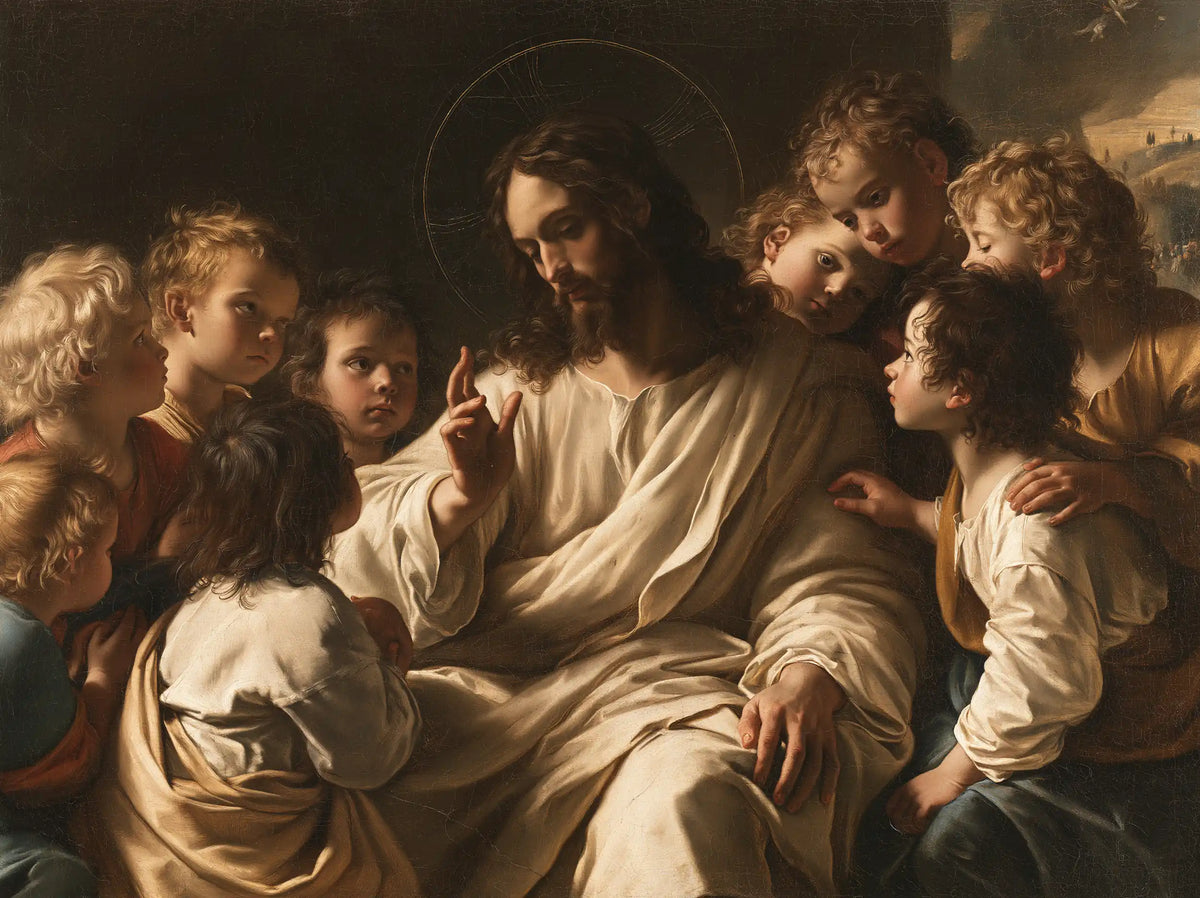 Jesus and the Children - Florentine Renaissance · Landscape n° 8