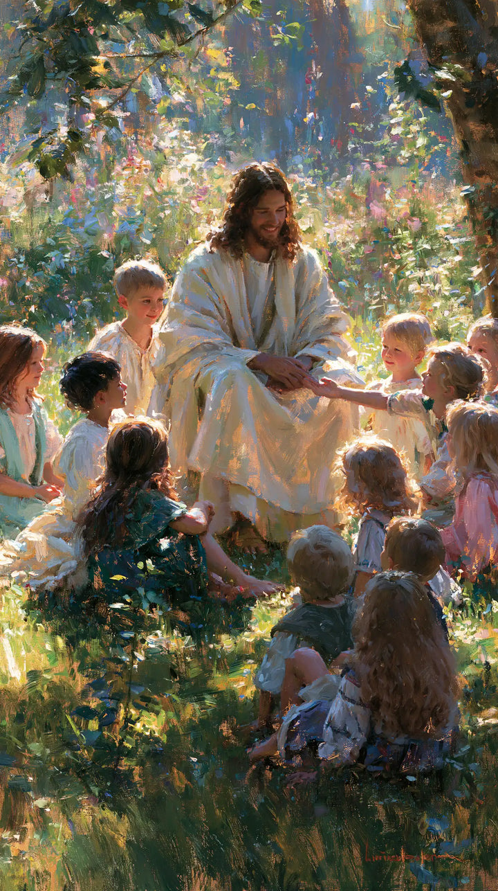 Jesus and the Children - Impressionist · Portrait n° 1