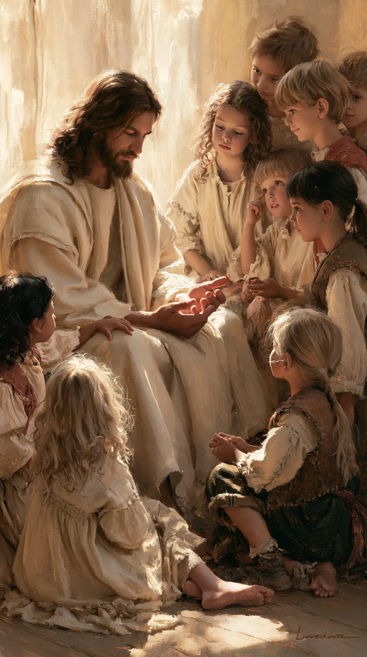 Jesus and the Children - Innocence as a Sacred Symbol · Portrait n° 3