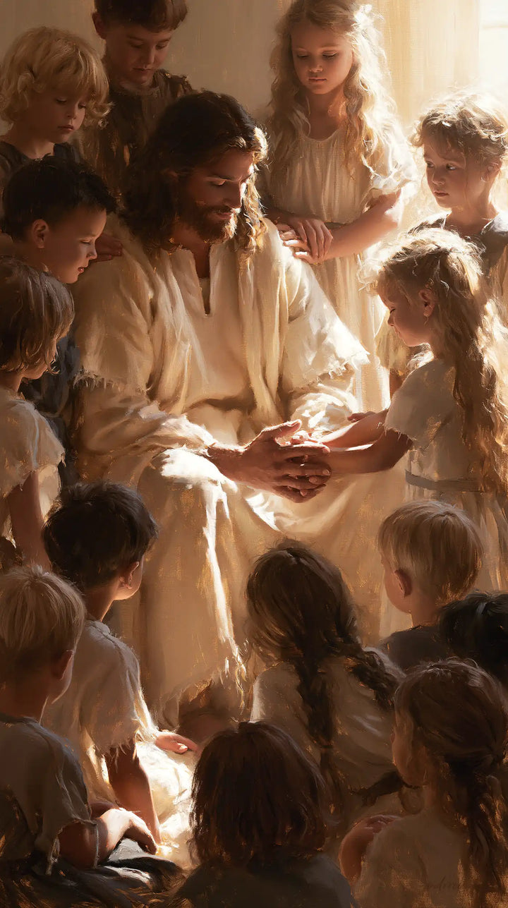 Jesus and the Children - Innocence as a Sacred Symbol · Portrait n° 4