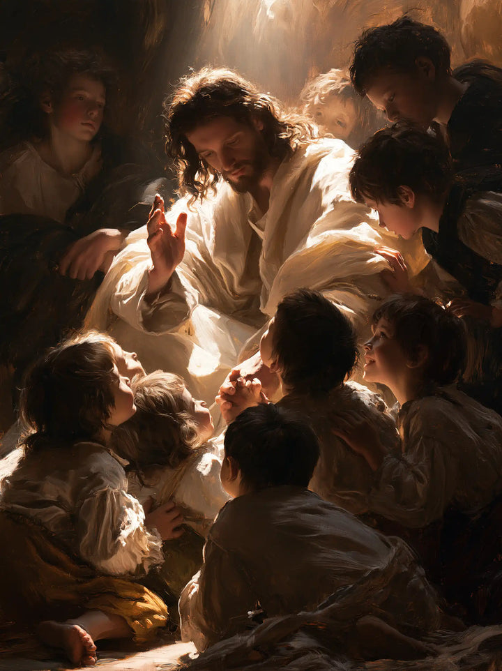 Jesus and the Children - Theatrical Baroque · Portrait n° 5