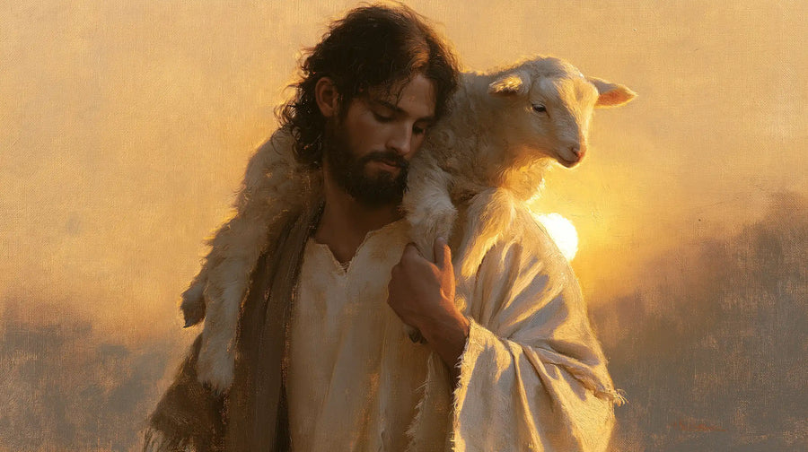 Jesus and the Lamb - Biblical Cinema · Landscape n° 7