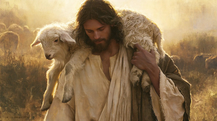 Jesus and the Lamb - Biblical Cinema · Landscape n° 10