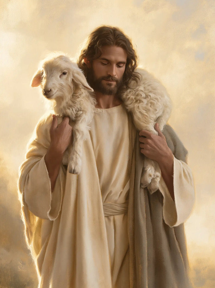 Jesus and the Lamb - Biblical Cinema · Portrait n° 12