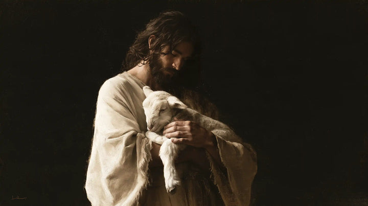 Jesus and the Lamb - Contemporary Minimalism · Landscape n° 10