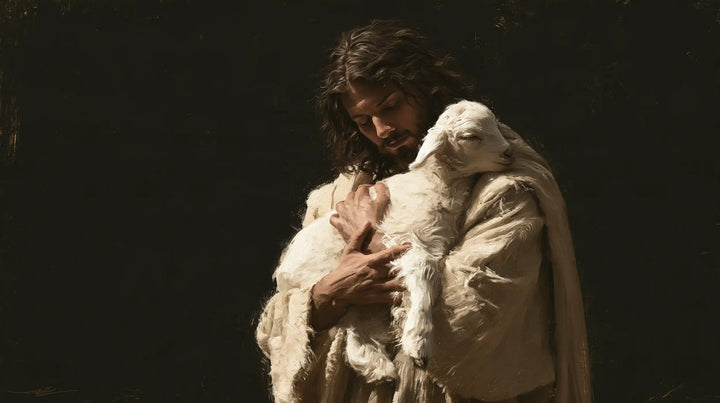 Jesus and the Lamb - Contemporary Minimalism · Landscape n° 11