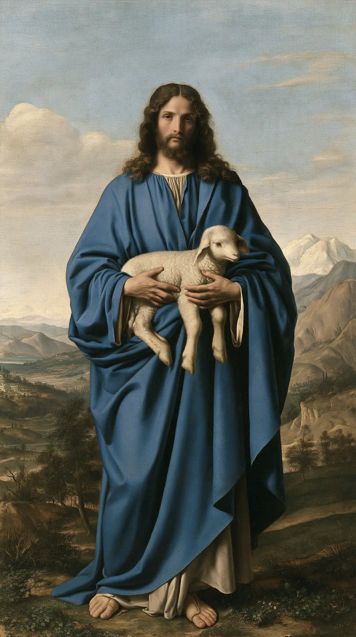 Jesus and the Lamb - Florentine Renaissance · Portrait n° 1