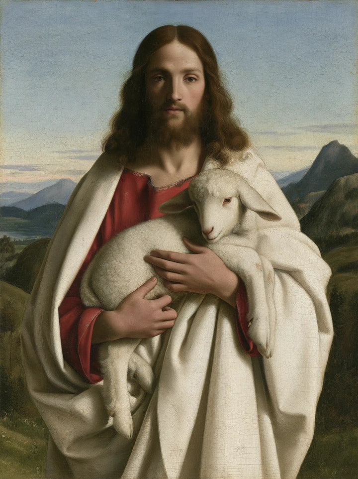 Jesus and the Lamb - Florentine Renaissance · Portrait n° 10