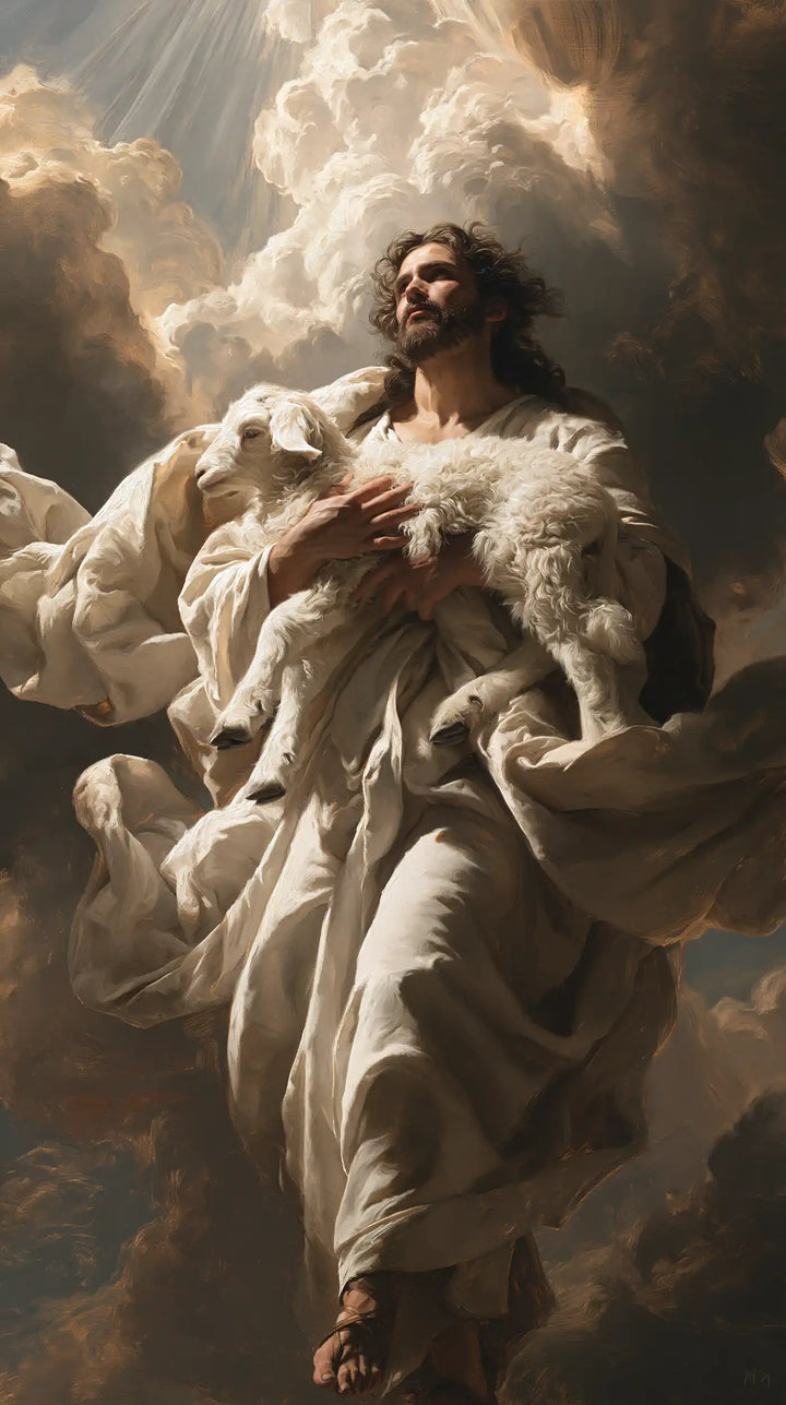 Jesus and the Lamb - Theatrical Baroque · Portrait n° 1