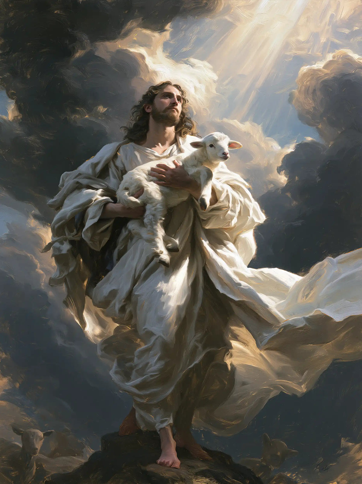 Jesus and the Lamb — The Step in the Breath of Heaven