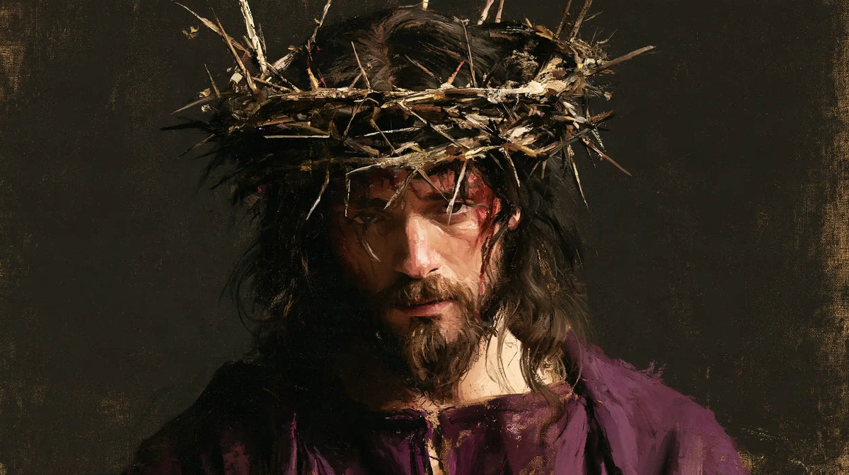 Jesus Crowned with Thorns — The Weight of Brambles upon the Eyelids
