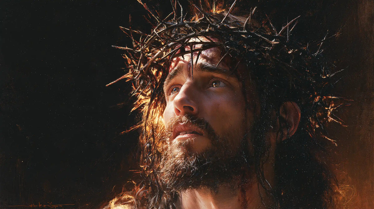 Jesus Crowned with Thorns — Thorns in the Quiet Fire