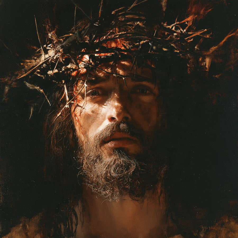 Jesus Crowned with Thorns — The Crown with Copper Glints