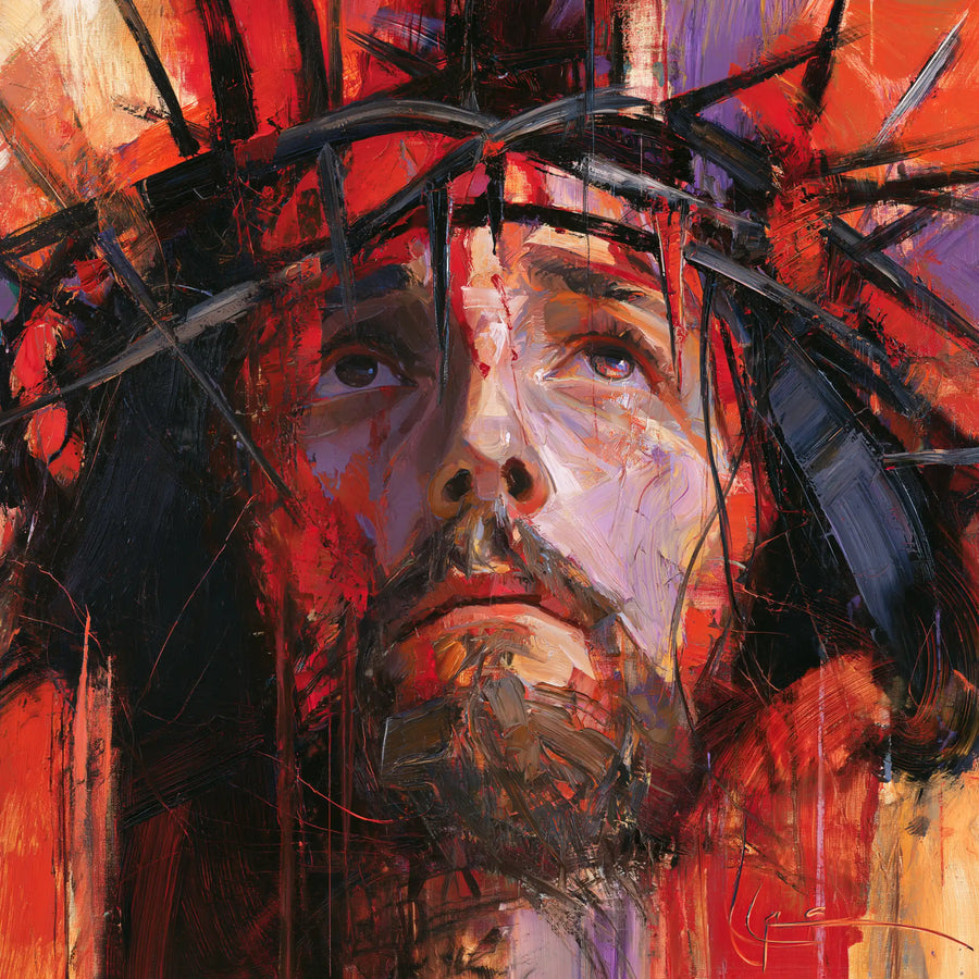 Jesus Crowned with Thorns — The Crown and the Long Drips