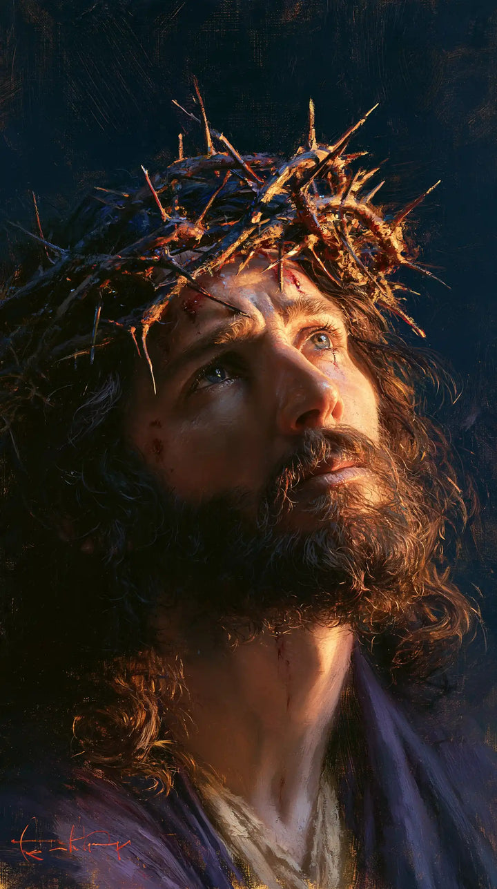 Jesus Crowned with Thorns — The Brow Reached by Gold