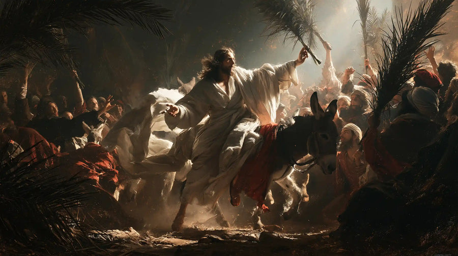 Jesus Enters Jerusalem – Theatrical Baroque · Landscape no. 13