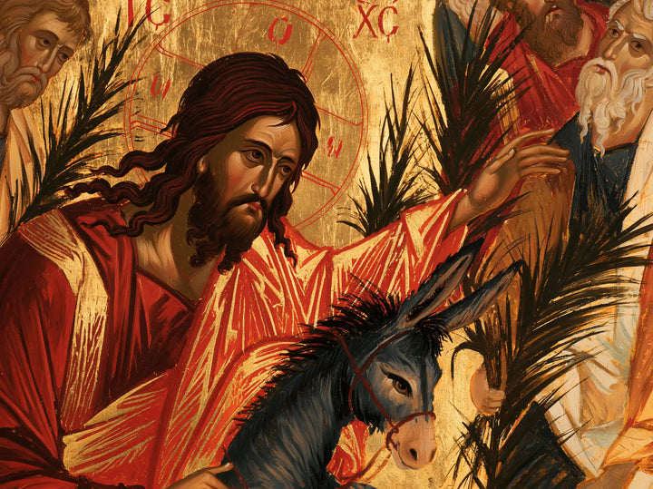 Jesus Enters Jerusalem – Contemporary Byzantine · Landscape no. 6