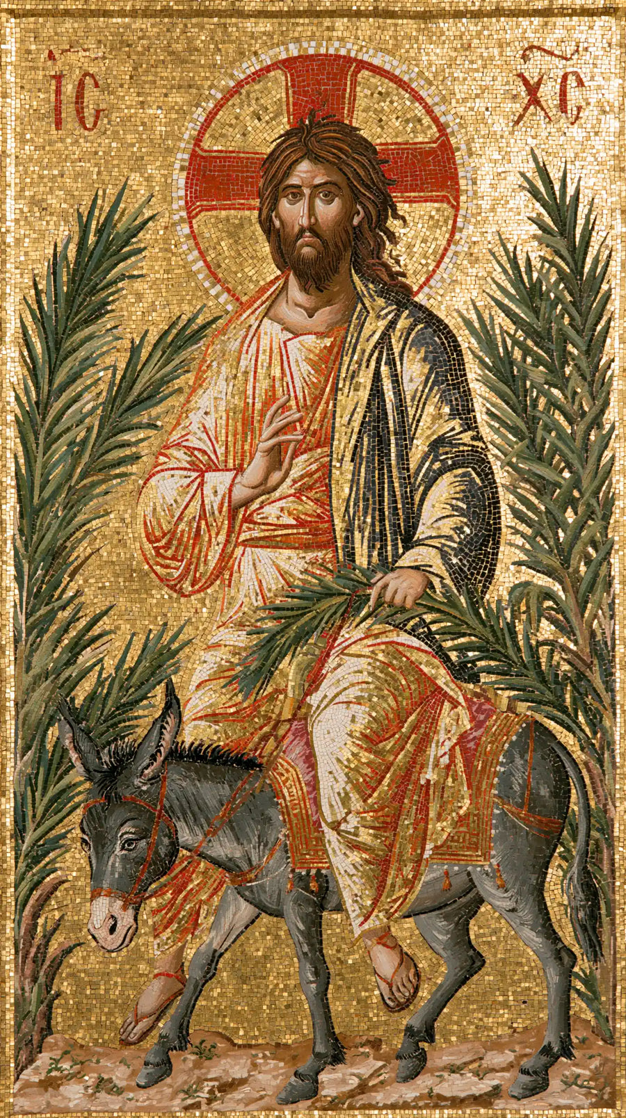 Jesus Enters Jerusalem – Contemporary Byzantine · Portrait no. 2