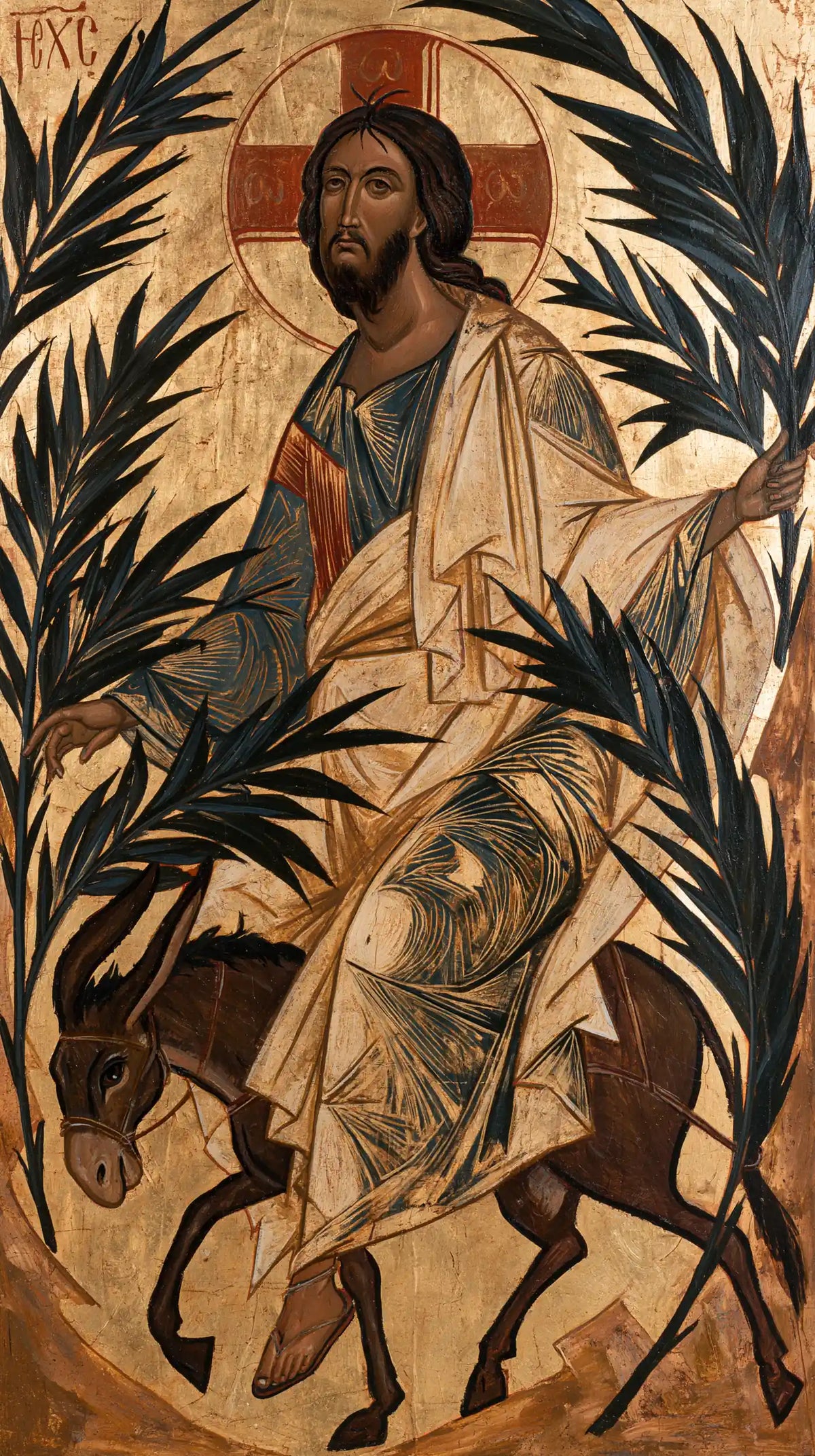 Jesus Enters Jerusalem – Contemporary Byzantine · Portrait no. 5