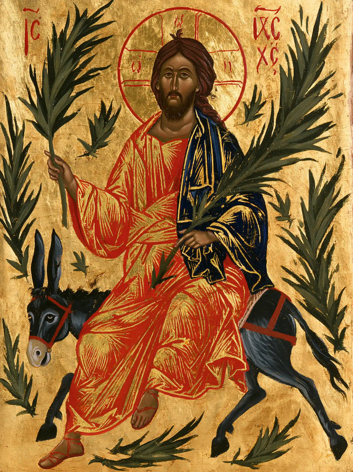 Jesus Enters Jerusalem – Contemporary Byzantine · Portrait no. 9