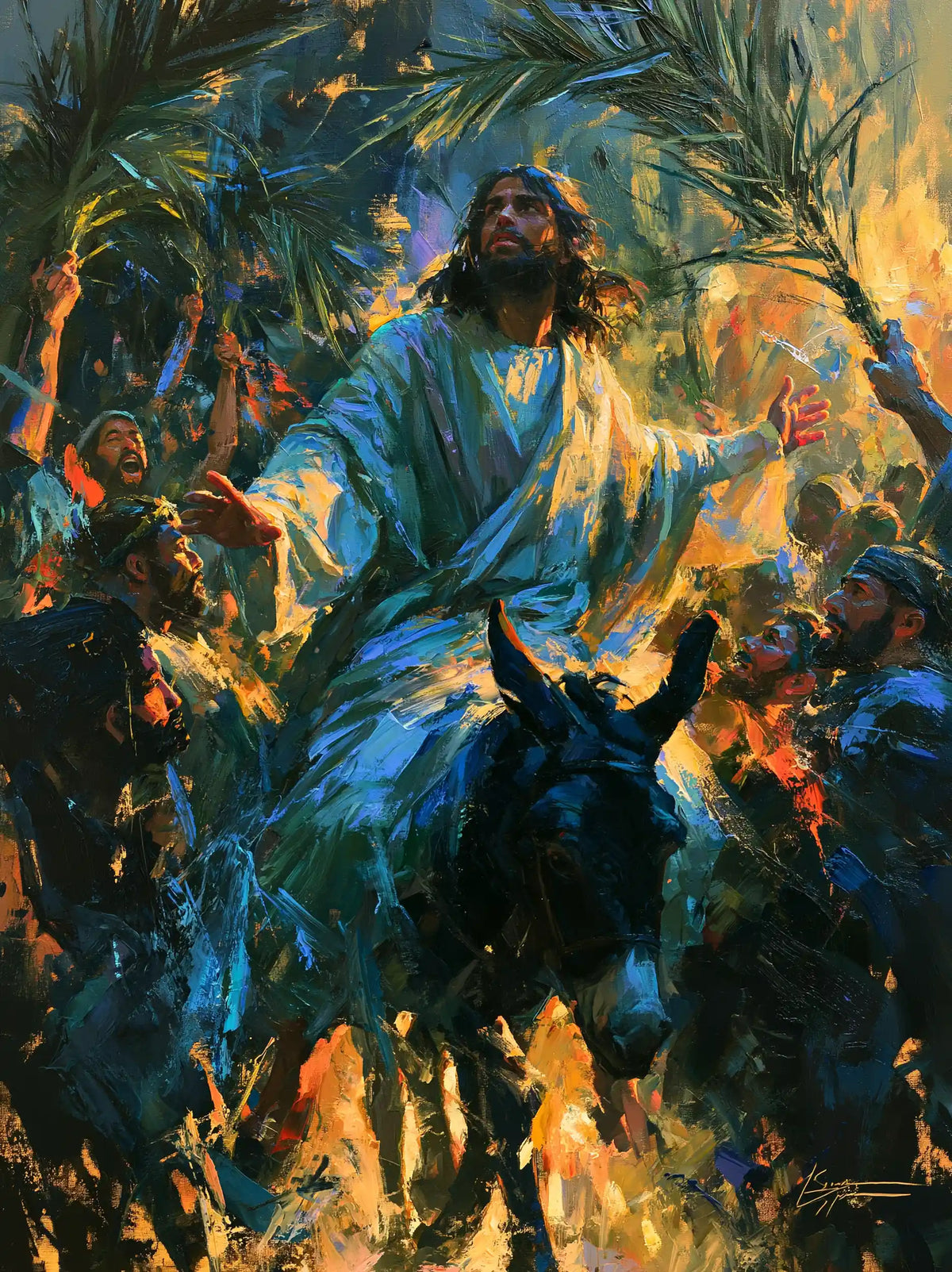 Jesus Enters Jerusalem – Expressionist · Portrait no. 14