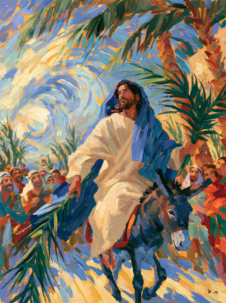Jesus Enters Jerusalem – Post-Impressionist · Portrait no. 10
