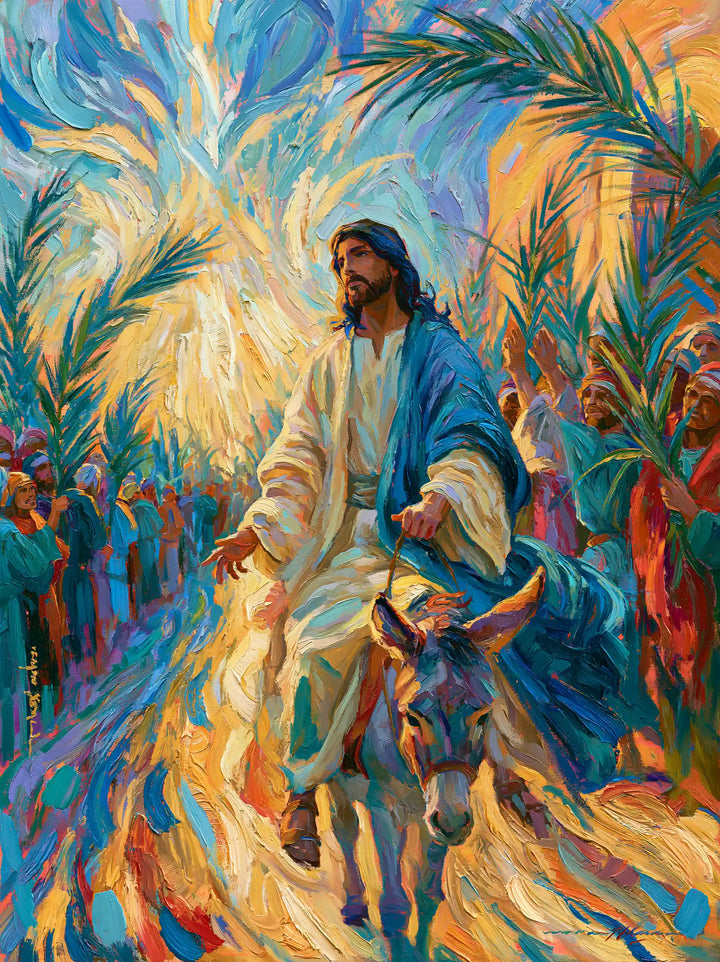 Jesus Enters Jerusalem – Post-Impressionist · Portrait no. 14