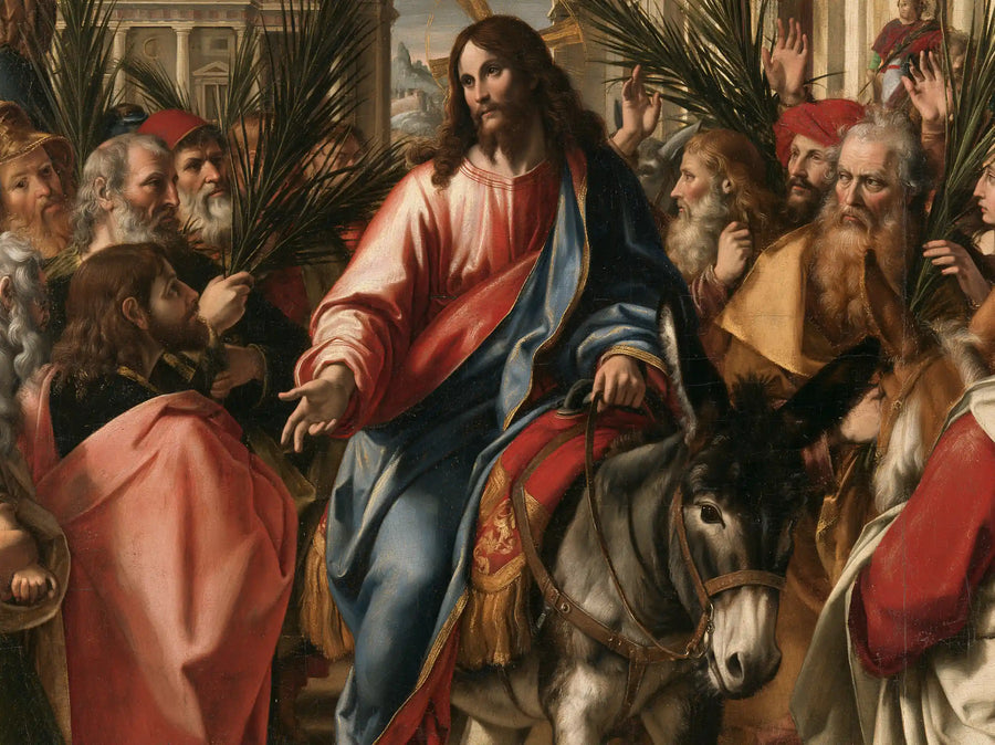 Jesus Enters Jerusalem – Florentine Renaissance · Landscape no. 2