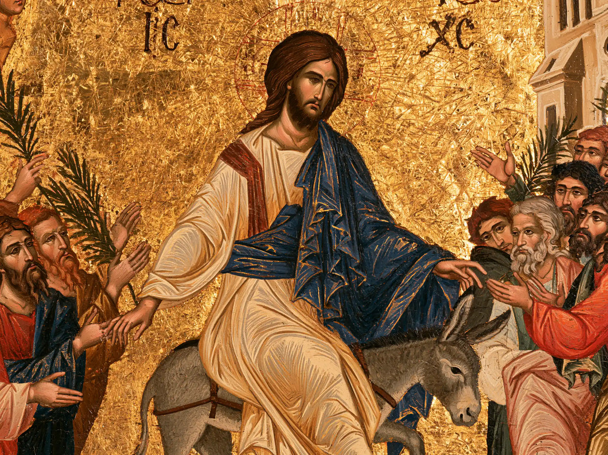 Jesus Enters Jerusalem – Sacred Gold · Landscape no. 4