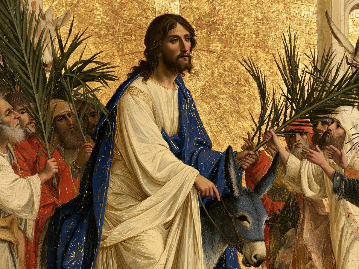 Jesus Enters Jerusalem – Sacred Gold · Landscape no. 5
