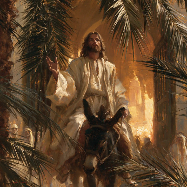 Jesus Enters Jerusalem – Symbolist · Square no. 5