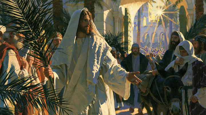 Jesus Enters Jerusalem – Symbolist · Landscape no. 11