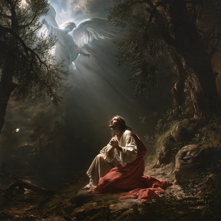 Jesus in Gethsemane — The Answer in Slanting Light